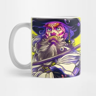 artistic pirate illustration Mug